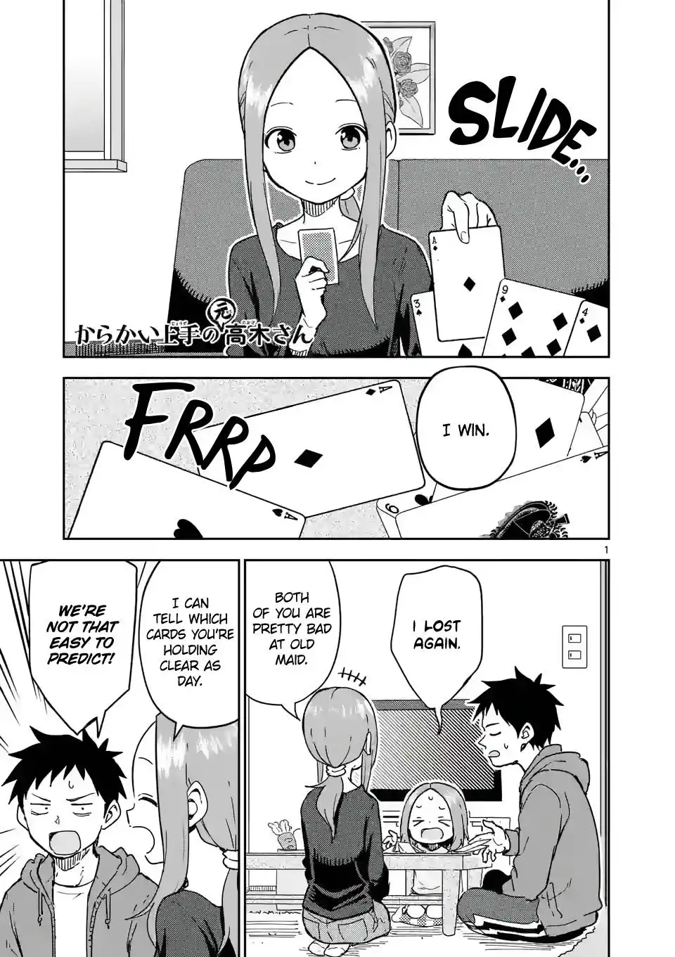 Karakai Jouzu no (Moto) Takagi-san Chapter 269 1